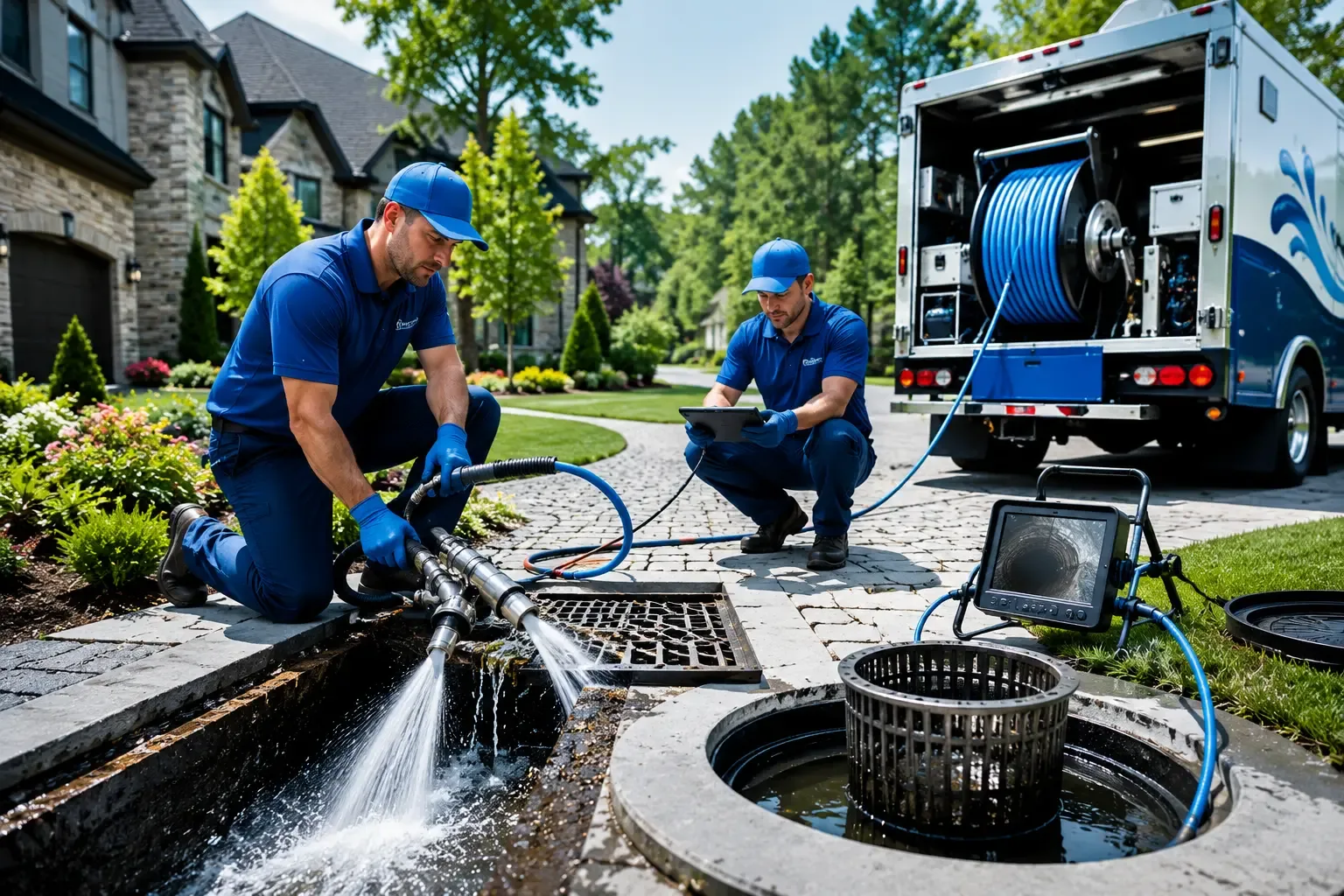 Local outdoor drain cleaning professionals in Calera, AL